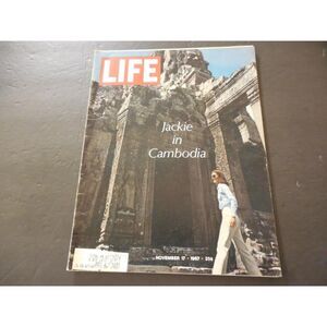 Vintage MCM Life Nov 17 1967 Jackie In Cambodia Kennedy